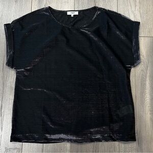 Suncoo Paris metallic black top